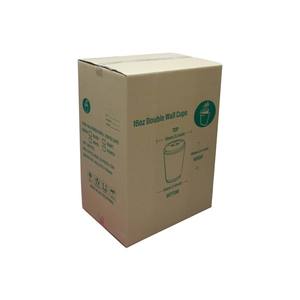 Taza de café desechable personalizada de alta calidad de 16oz (UE) de doble pared completamente negra (interior + pared exterior completamente negra) para bebidas calientes al por mayor - Product Image 4