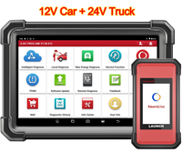 Escáner OBD2 LAUNCH X431 Pro3S SmartLink HD para vehículos pesados, herramienta de diagnóstico para camiones con soporte de codificación ECU direccional, CANFD y DOIP.