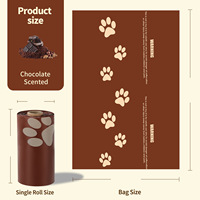 Distributeur de sacs à déjections canines écologiques jetables fabriqué à partir de matériaux PE recyclés