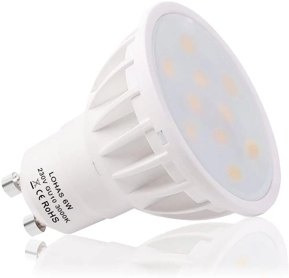 6W Dimmable GU10 Led Spotlight BulbためHome Lighting