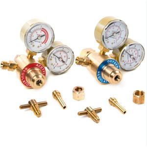 Kit de soudage et de découpe oxyacétylène à double manomètre CGA540 CGA200, manomètre pour régulateur de gaz GPL propane, torche pour soudage et découpe - Product Image 2