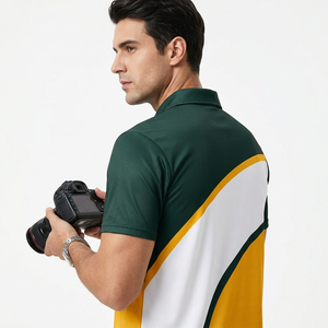 2025 Venta al por mayor Europeo Americano Verano Color Sólido Solapa Negocios Transpirable Tejido Casual Moda Suelto 100% Poliéster - Product Image 5
