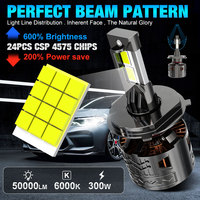 XSTORM 12V 300W 50000LM Canbus Système d'éclairage automatique H1 H4 H8 H9 H11 9005 HB3 9006 HB4 H7 Ampoules de phare LED de voiture
