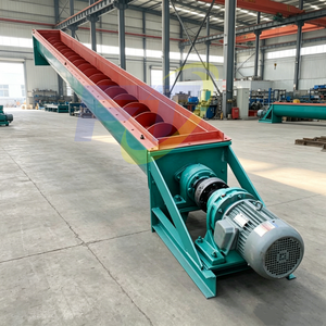 Convoyeur à vis hélicoïdal sans arbre de type U de 400 mm pour le transport de boues, granulés, poudre, sable et gravier - Product Image 2