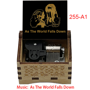 Carillon Vintage 'As <span class=keywords><strong>the</strong></span> <span class=keywords><strong>World</strong></span> Falls Down', Scatole Musicali a Carica Manuale, Regali per Compleanno, Anniversario, Giorno del Ringraziamento, Natale - Product Image 2