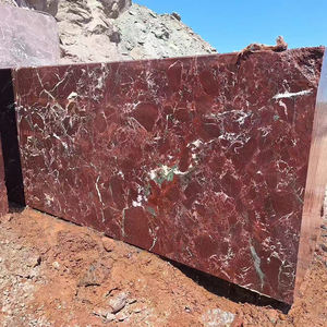 Dalles de marbre naturel Rosso Lepanto polies pour usage intérieur et extérieur moderne : comptoirs, dessus de vanité, panneaux muraux, carreaux de sol, salle à manger - Product Image 1