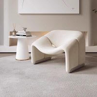 Fauteuil inclinable compact de luxe léger, style moderne et minimaliste, pour salon, chambre, balcon