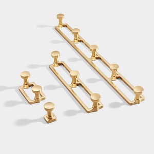 Furniture Handle And <b>Knob</b> Zinc Alloy Bar Shape Cabinet Minimalist Durable Indoor Hardware - Product Image 1