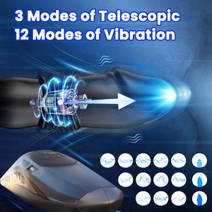 Erkekler için 12-Speed Thrusting Anal vibratör g-spot g-max Climax duygu yetişkin oyuncak erkekler için popo fiş mastürbasyon - Product Image 2