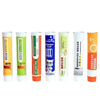 Tube de dentifrice laminé ABL en aluminium et plastique durable HaoShuoDa, personnalisable en usine, vide, rechargeable, avec bouchon à vis, imprimé UV, 12,7-35 mm