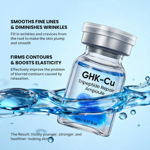 Siero Viso OEM Etichetta Privata con GHK Cu Tripeptide, Riparatore Anti-Età, Rassodante, Riduzione Rughe per una Pelle Radiosa e Giovane - Product Image 2