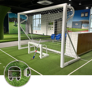 Portería de Fútbol de Alta Calidad <span class=keywords><strong>para</strong></span> 5, <span class=keywords><strong>7</strong></span> y 11 Jugadores con Logotipo Personalizado <span class=keywords><strong>para</strong></span> Entrenamiento y Competición - Product Image 2