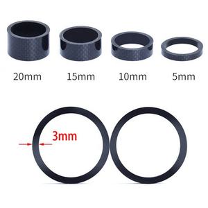 Tubos de fibra de carbono 3K de alta calidad para espaciadores de auriculares de bicicleta <span class=keywords><strong>MTB</strong></span> juntas de arandelas de cabeza de bicicleta de carretera - Product Image 6