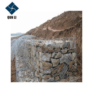 Meilleur prix personnalisé en gros métal <span class=keywords><strong>gabion</strong></span> pierre panier <span class=keywords><strong>100x50x30</strong></span> hexagonal treillis métallique mur de soutènement pierre soudage de rétention - Product Image 4