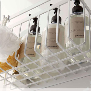 Tường gắn kết nhà bếp aethetic Tủ lạnh <span class=keywords><strong>Side</strong></span> Magnetic gia vị Giá kim loại phòng tắm khăn mô lưu trữ Kệ Treo Giỏ chủ - Product Image 4