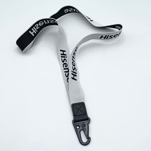 Lanière de cou personnalisée en jacquard avec logo et mousqueton - Product Image 2
