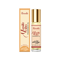 Huile parfumée roll-on florale Vanille Vibes 10ml – Parfum boisé crémeux au lait de vanille, longue tenue, portable, unisexe, idéal voyage