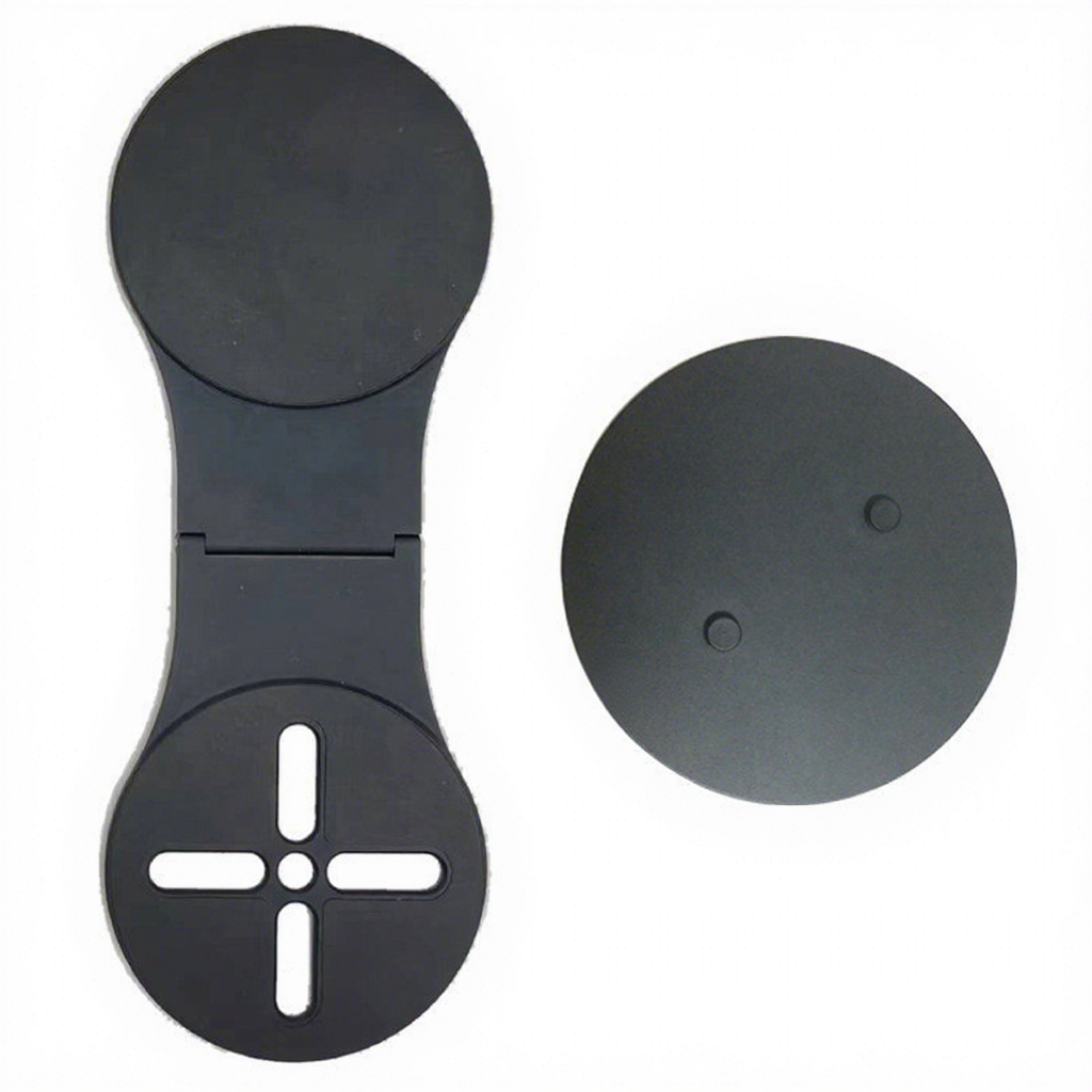 Feuille d'attraction magnétique noire double magnétique pliable