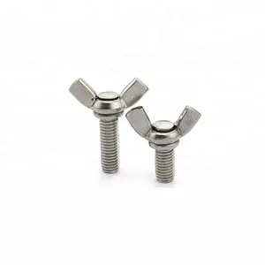 Screws And Nuts Wholesale Price Zinc Plated Butterfly Wing Screw And Nut