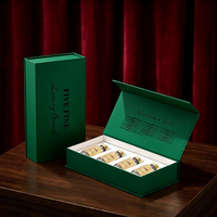 Boîte de luxe à fermeture magnétique pour flacons de peptides, emballage personnalisé pour ampoules de beauté avec insert en mousse EVA
