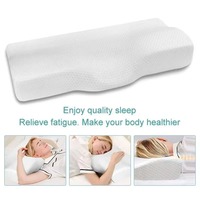 Dropshipping Shopify Fulfillment Agent 2025 espuma viscoelástica protección del cuello almohada de cuello Cervical de salud en forma de mariposa