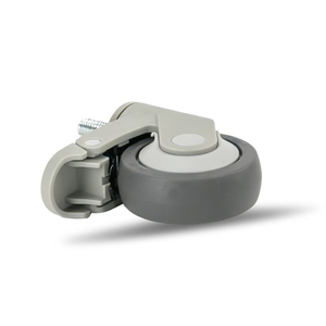 <span class=keywords><strong>Roulettes</strong></span> pivotantes de haute qualité avec tige filetée, <span class=keywords><strong>roulettes</strong></span> pivotantes de 3 pouces, plaque supérieure en TPR, <span class=keywords><strong>roulettes</strong></span> médicales <span class=keywords><strong>pour</strong></span> <span class=keywords><strong>lit</strong></span> <span class=keywords><strong>d</strong></span>'hôpital - Product Image 5