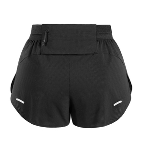 Shorts de sport légers 2-en-1 pour femmes, avec doublure respirante et plusieurs poches - Product Image 3