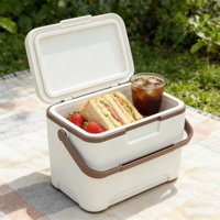 Glacière portable de 6 litres pour l'extérieur, isotherme, de qualité alimentaire, étanche, pour pique-nique, camping, randonnée