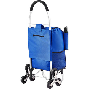 Carrito de compras plegable a prueba de agua de 36l con 6 ruedas para subir escaleras, carro de supermercado, lavandería, estructura de plataforma de carro de mano - Product Image 2