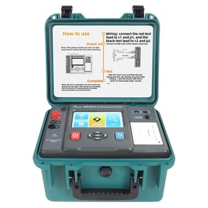 ZHENG เครื่องทดสอบความต้านทานแบบขดลวดหม้อแปลงความแม่นยำสูง20A การเชื่อมต่อแบบสี่สาย - Product Image 5