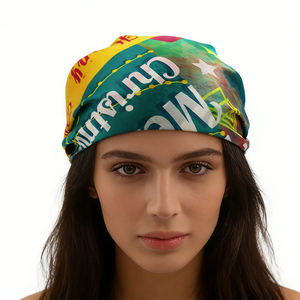 Bandana <span class=keywords><strong>Chiffon</strong></span> Lembut dan Bernapas, Koleksi Natal, Penutup Leher dan Kepala untuk Liburan di Luar Ruangan - Product Image 2