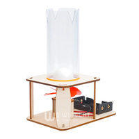 Kit scientifique en bois sur le flux d'air, boule flottante, démonstrateur du principe de Bernoulli, jouet éducatif avec ventilateur pour enfants et adolescents
