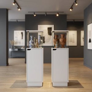 Vitrine moderne en verre avec rangement pour trophées et objets commémoratifs, usage domestique, design contemporain - Product Image 4