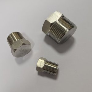 Alta presión NPT BSPT BSP <span class=keywords><strong>Acero</strong></span> <span class=keywords><strong>inoxidable</strong></span> 304 316 Enchufe hexagonal <span class=keywords><strong>roscado</strong></span> <span class=keywords><strong>macho</strong></span> - Product Image 2