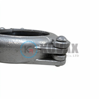 Collier de serrage à coin DN125 5 pouces à raccord rapide en acier forgé pour la connexion de tuyaux de pompe à béton, de camion, de remorque et de flèche de placement