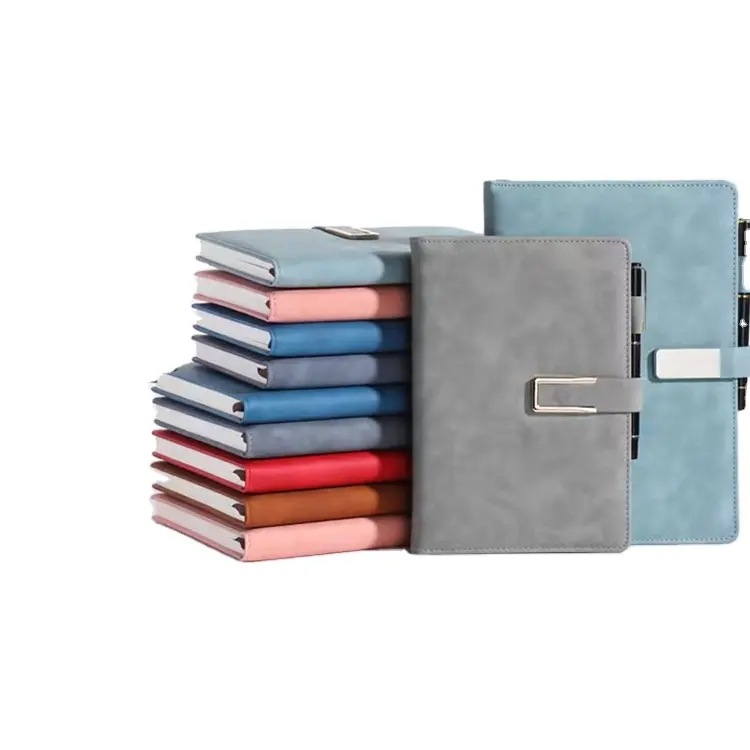 Benutzer definierte Tages planer Leder Notebook Blank Persönliche Zeitschriften Notizbücher Mit Logos In Bulk Cute Notebook Für Mädchen