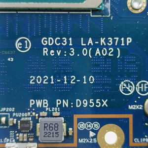 Placa base original nueva para Dell Latitude 7320 7420 7520, placa base, 2000, 2000, 0419HT, GDC31, 1, 2, 1, 2, 1, 2 - Product Image 4