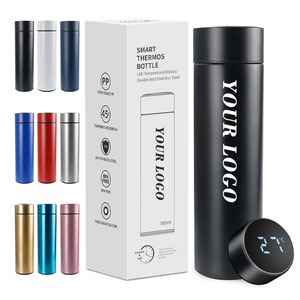 Bpa Free 500Ml Double Wall Stainless Steel Smart Water Bottle Flask <strong>Termos</strong> Termicos Frio <strong>Caliente</strong> for Travel Outdoor - Product Image 1