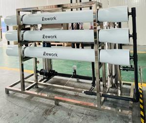 เครื่องกรองน้ำระบบ Reverse Osmosis ขนาด 3 ตัน/ชม. 3000 ลิตร/ชม. พร้อมระบบตรวจสอบระยะไกลผ่าน PLC  ประกอบด้วยปั๊มน้ำแบบ Vessel รับประกัน 1 ปี รุ่น Dawt-3000l - Product Image 1