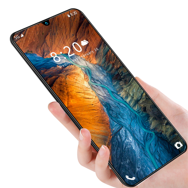 New P40+ Super Big Screen 6800 MAH 4G Android Unlocked Smart Phone7.5 Inch 8GB+256GB Free Delivery Big Battery Mobile Phone