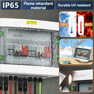 Boîtier <span class=keywords><strong>de</strong></span> Combinateur PV Ignifuge et Résistant aux UV 600VDC 2 Entrées 1 Sortie, Étanche IP65 avec Protection Contre les Surintensités et les Surcharges - Product Image 2