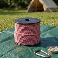 Cordon de parachute en nylon robuste de 4 mm, 620 lb, 9 brins, corde de survie en plein air, corde de camping, corde utilitaire - Shockwave