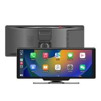 Lecteur multimédia MP5 portable pour voiture avec écran IPS universel de 10,26 pouces, CarPlay sans fil, Android Auto, en stock chez Maustor Factory