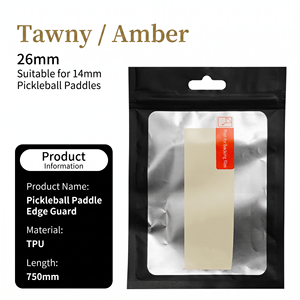 Bande de protection universelle en TPU alvéolé de 750 mm pour raquette de pickleball de 16 mm, film protecteur sans couture à texture miroir pour équipement sportif - Product Image 1