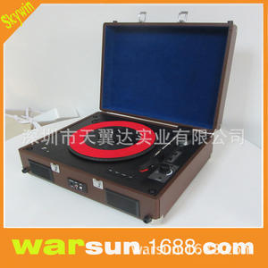 Tocadiscos Retro con Reproductor de CD y Opción de Color Personalizado, Alimentado por Corriente Alterna, de un Fabricante de Shenzhen - Product Image 3