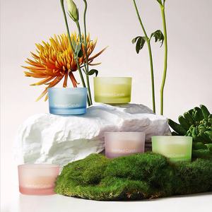 Aromaterapia cera di soia luce del tè Mini vetro portacandele per <span class=keywords><strong>la</strong></span> decorazione domestica candele profumate set regalo - Product Image 3