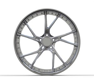 ล้อฟอร์จ 2 ชิ้น ขอบลึกเว้า 22 นิ้ว สีเงิน รุ่นซีรีส์ 5x108 สำหรับ I-Pace (2018-2024) - Product Image 3