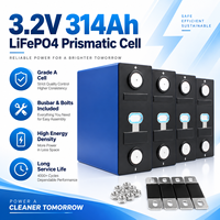 Cellule de batterie LiFePO4 prismatique CALB 3.2V 314Ah de qualité A+ en stock en Chine, batteries lithium-ion 100Ah 280Ah 314Ah 345Ah 628Ah