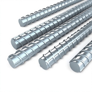 Barres d'armature en acier nervuré déformé 8mm/10mm/12mm ASTM 6m/9m/12m, découpe sur mesure possible pour la construction de murs, ponts et <span class=keywords><strong>immobilier</strong></span> ZZR - Product Image 1