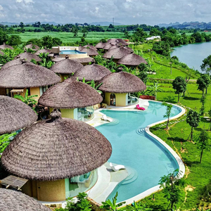 Decorative <strong>Plastic</strong> Synthetic Artificial Thatch <strong>Roof</strong> - Product Image 1